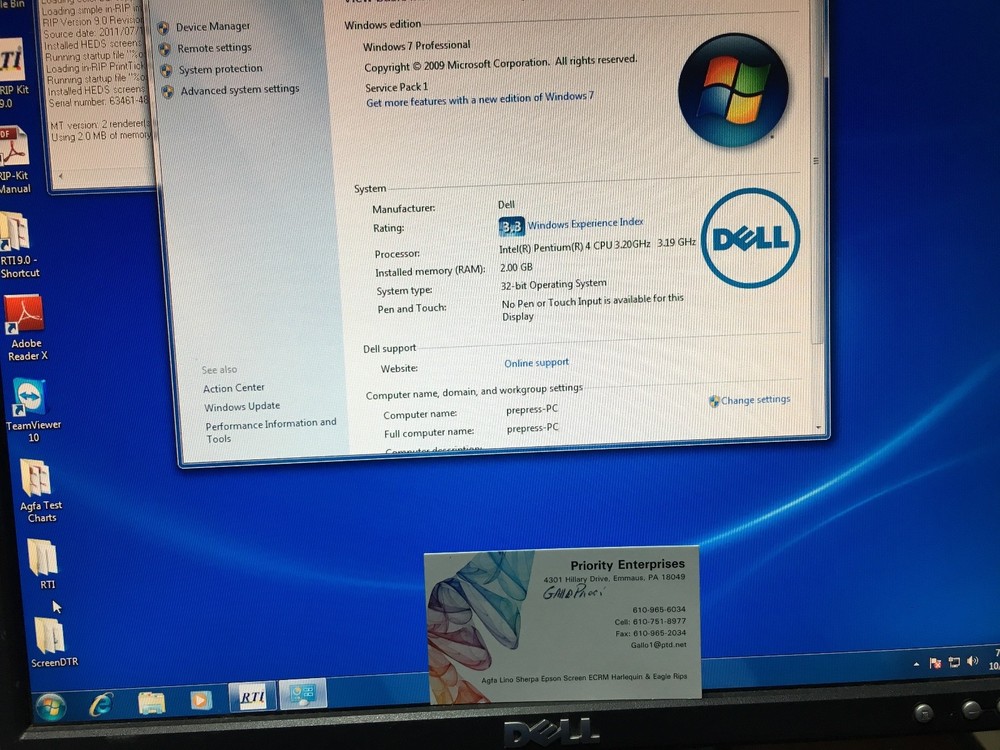 Screen CTP Global Graphics Rip