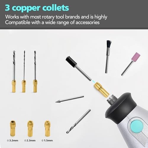 160W Rotary Tool Kit 195pc Accessories Variable Speed DIY Crafts