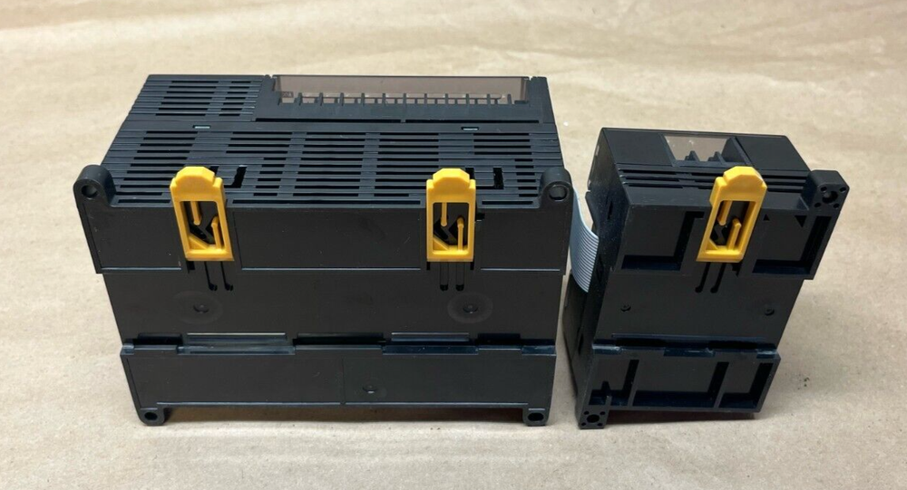 Omron CP1L-M40DT1-D Programmable Controller w/ CP1W-8ED Expansion Module