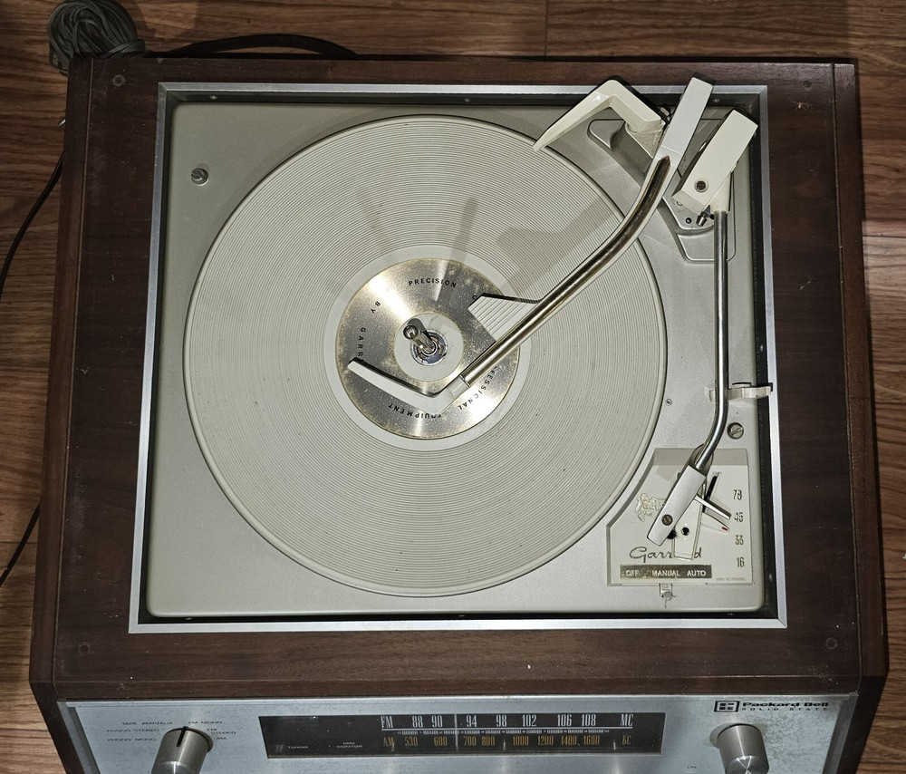 PACKARD BELL SOLID STATE RPS 02 GARRARD TURNTABLE
