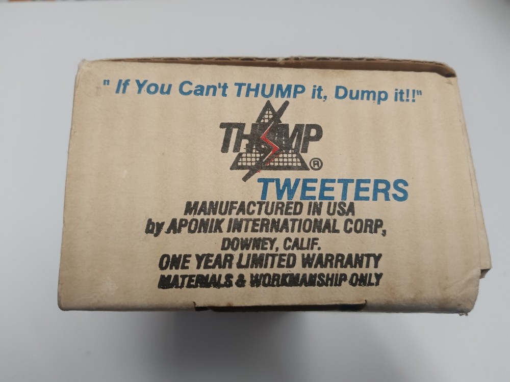 Thump Tweeters TH-2 SW (Old School)