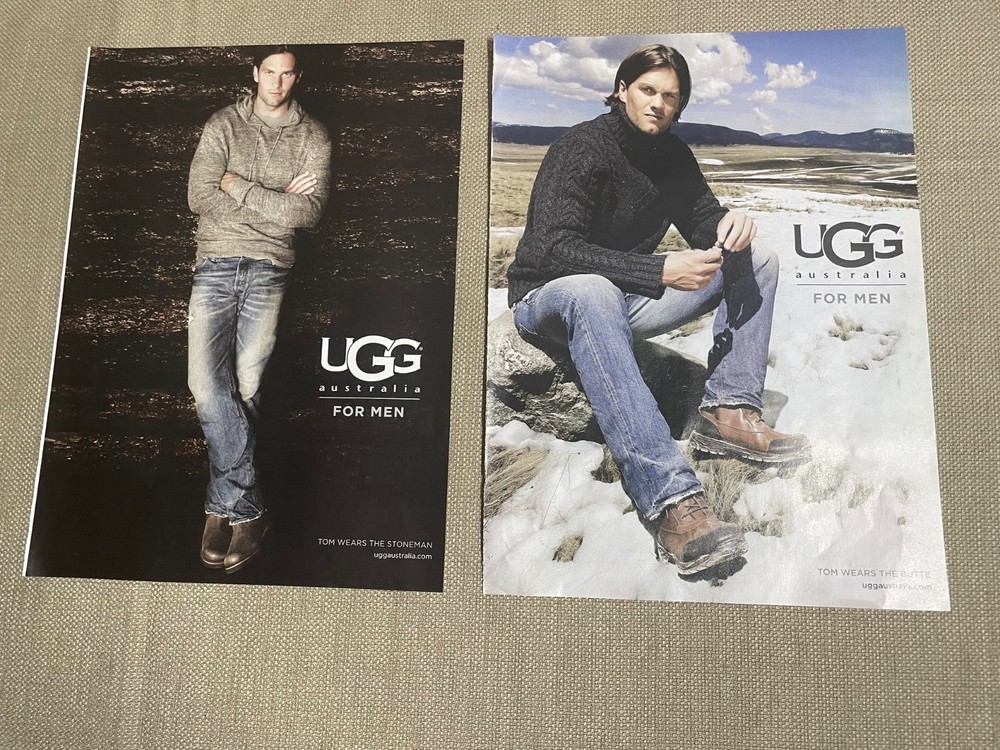 UGG Tom Brady magazine advertisement 8 Ads from 2012 Advertisements