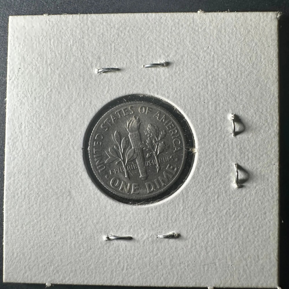 1972 Roosevelt Dime AU