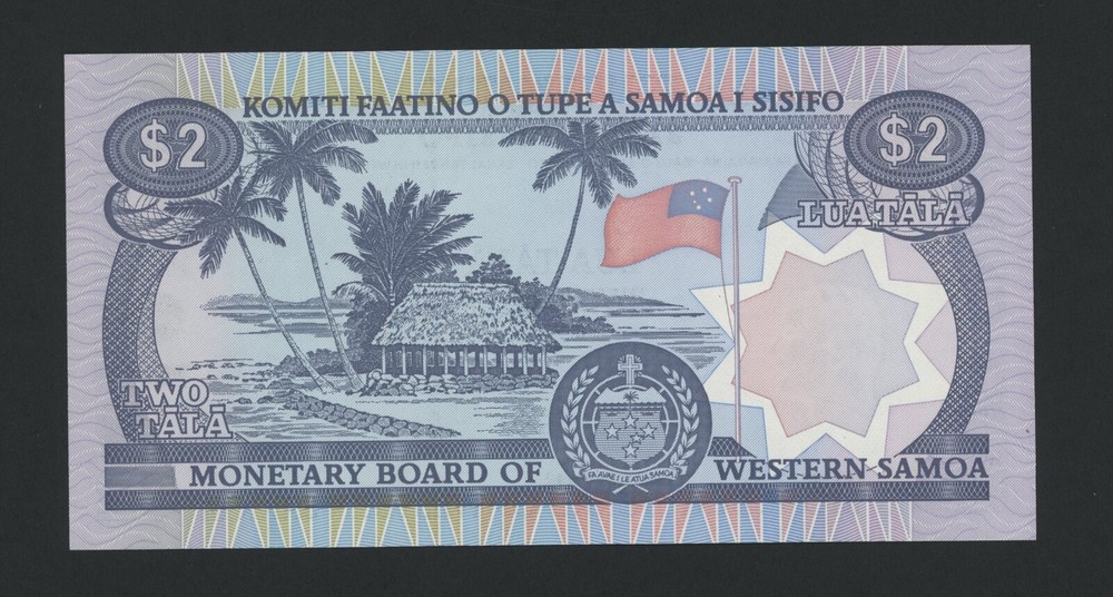 WESTERN SAMOA 2 TALA ( 1980 ) PICK # 20 UNC.