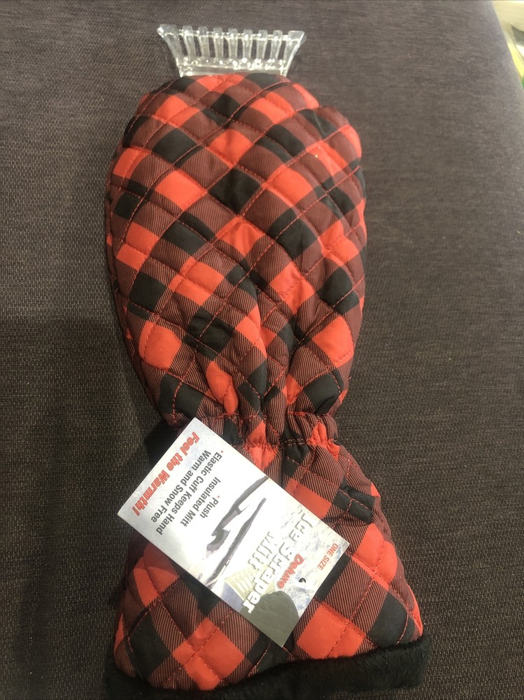 Mark Feldstein Deluxe Windshield Ice Scraper Mitt, Insulated One Size