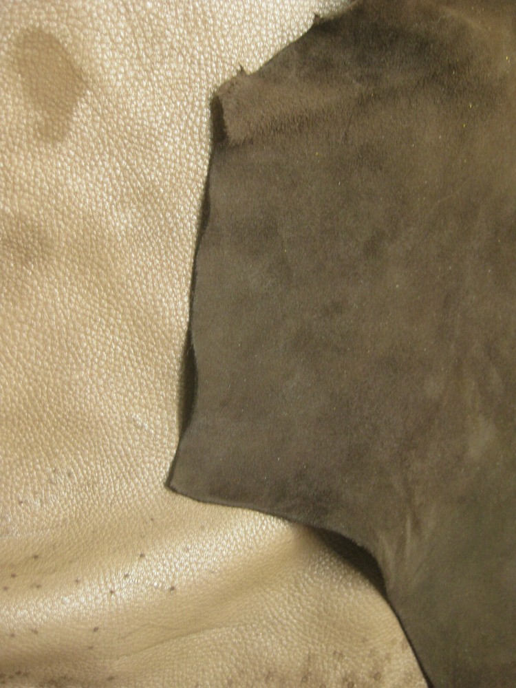Brown Top Grain Deer Leather # 0009996 Row 90