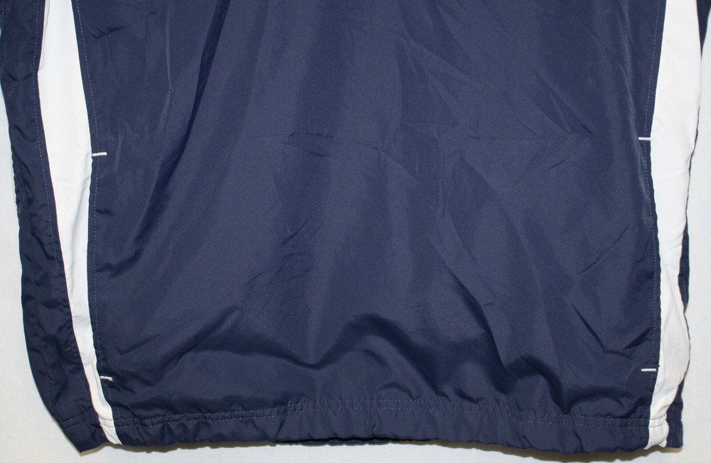 BBVA Compass Consumer Finance ~ Men's Medium V-Neck Pullover Shirt Jacket Navy