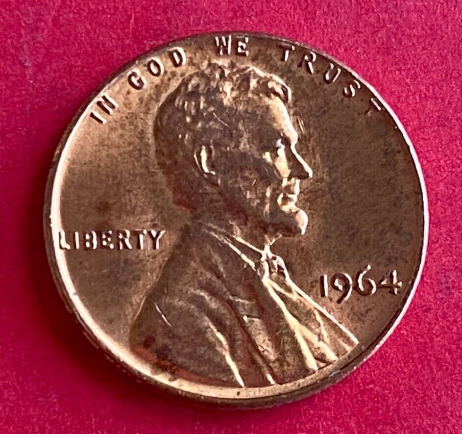 1964 Lincoln Cent UNCIRCULATED Brown