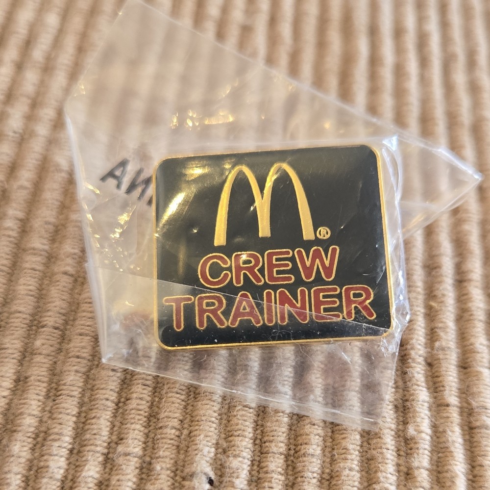 Mcdonalds crew trainer pin