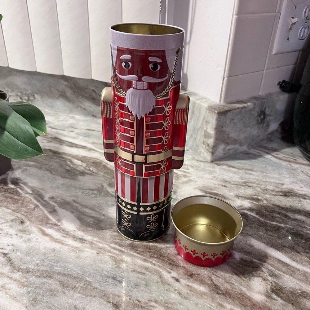Festive Christmas Nutcracker Tin