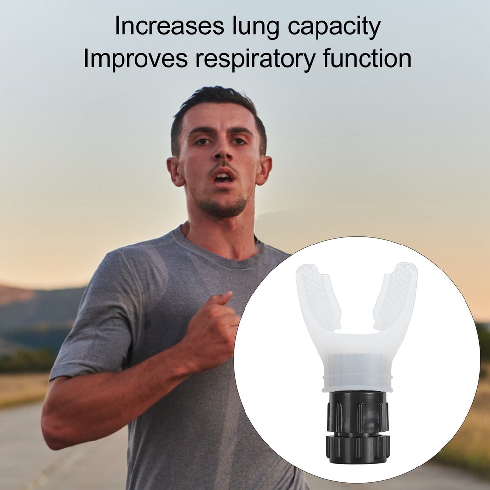 Breathing Exerciser Trainer Improve Lung Capacity Reduce Pressure Adjustable