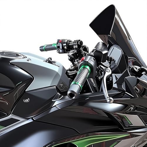 Motorcycle CNC Adjustable Handlebar Clip-On Handle Bar Raiser Universal 50mm