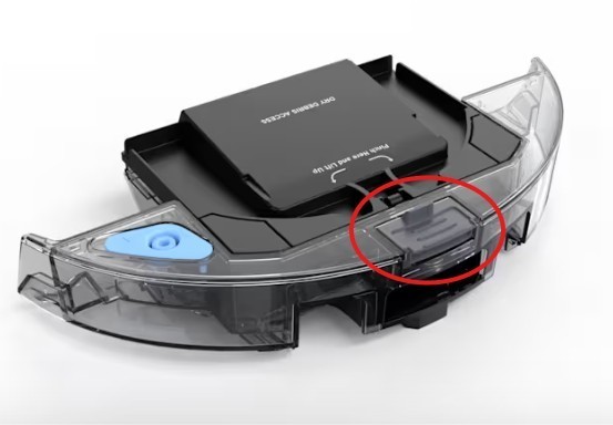 SHARK MATRIX ROBOT VACUUM DUST BIN TRASH TRAY CLIP BUTTON REPLACEMENT BLACK