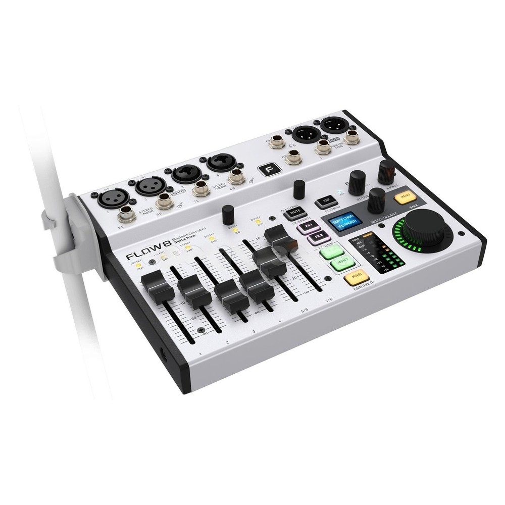 FLOW 8 Digital Mixer 8-Input Audio Processor 2 FX 2 Monitor BT App Control