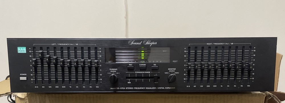 Sound Shaper SS-117EX Stereo Frequency Equalizer (Untested)