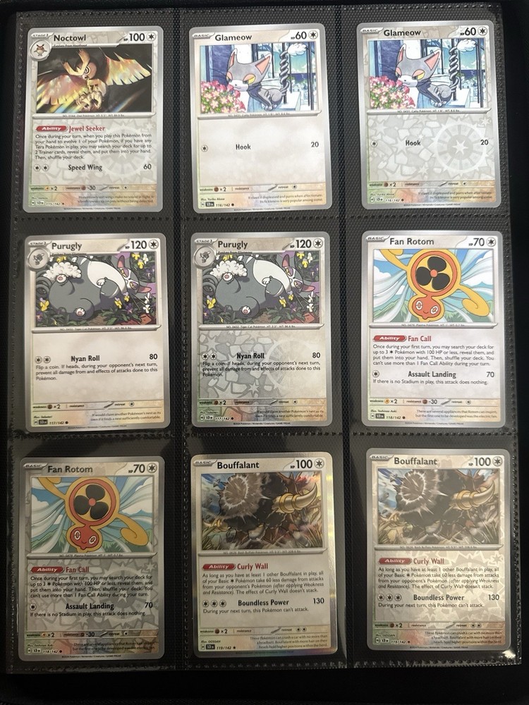 Complete Stellar Crown Base Set With Holos + EX + Energies!