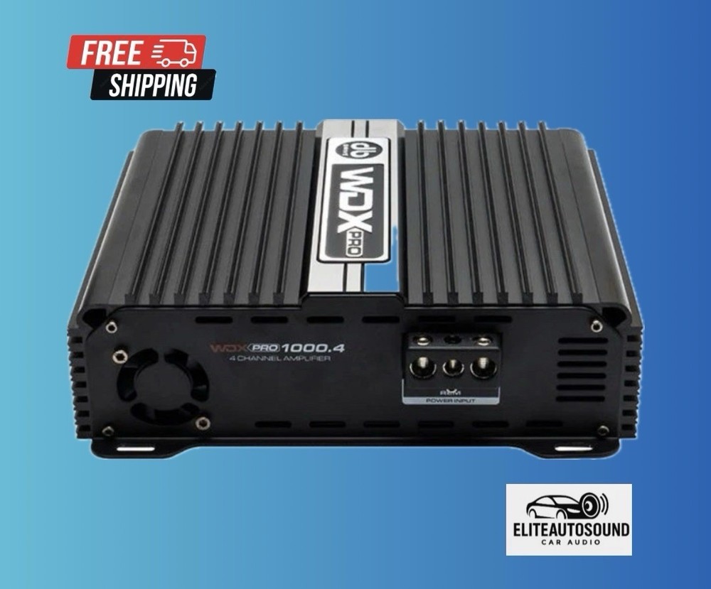 DB Drive WDX PRO1000.4 : 4-Channel Full-Range Class D Amplifier