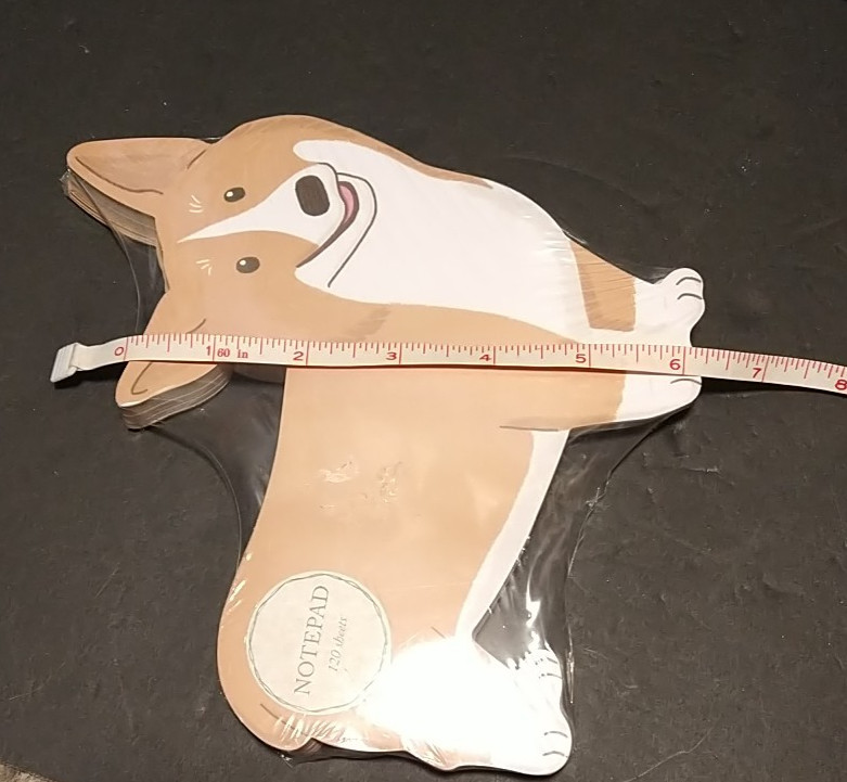 Corgi Shaped Notepad Molly & Rex New in Package