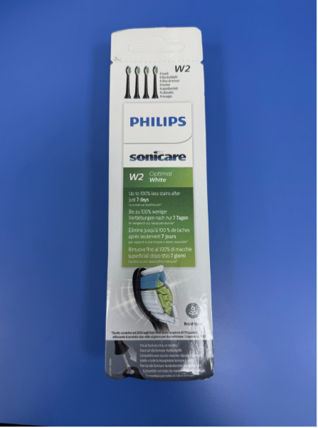 PHILIPS SONICARE W2 OPTIMAL WHITE Brush head replacements- 4 PACK - Black