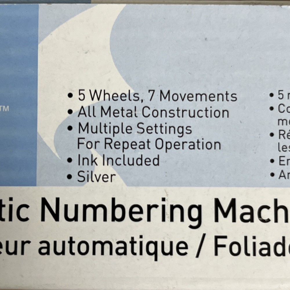 Sparco Sparco Automatic Numbering Machines SPR80057