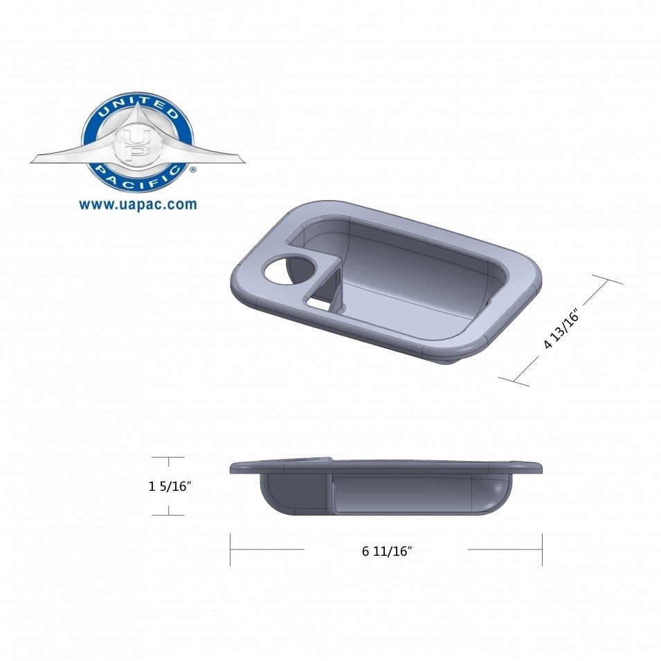 2001+ Peterbilt/Kenworth Exterior Door Handle - Driver