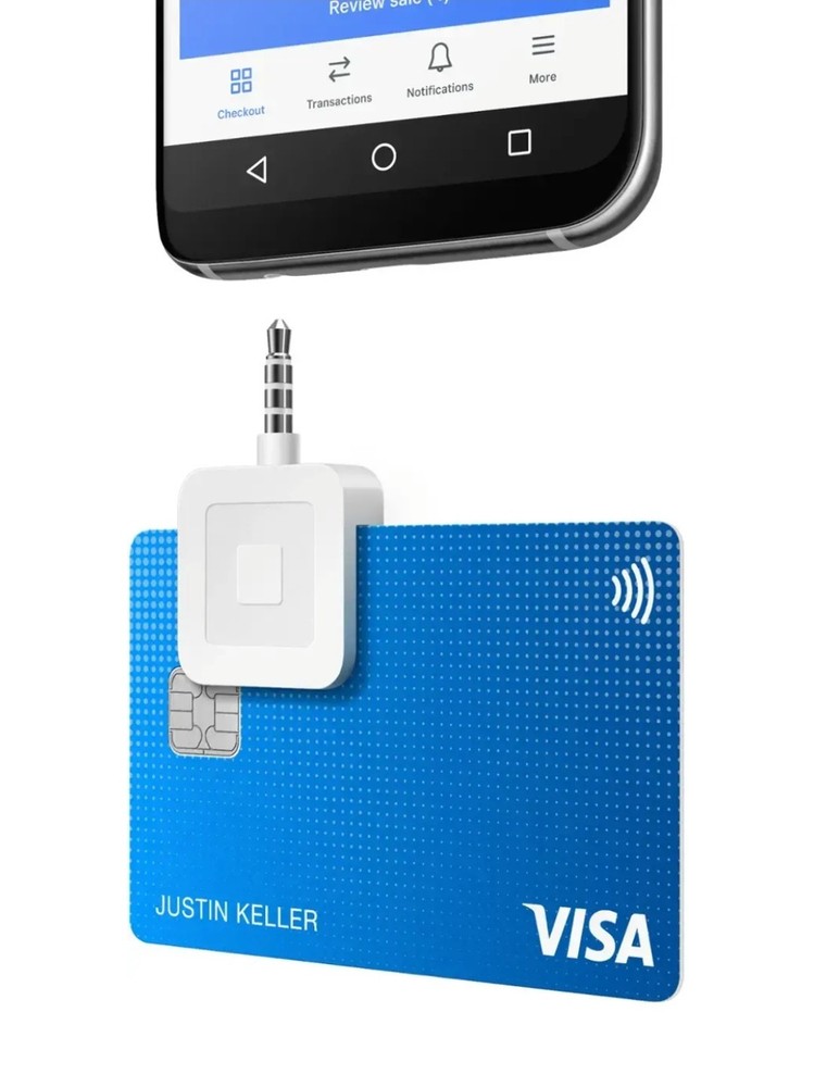 Square Reader for Magstripe (with headset jack) Credit Card Pay - White