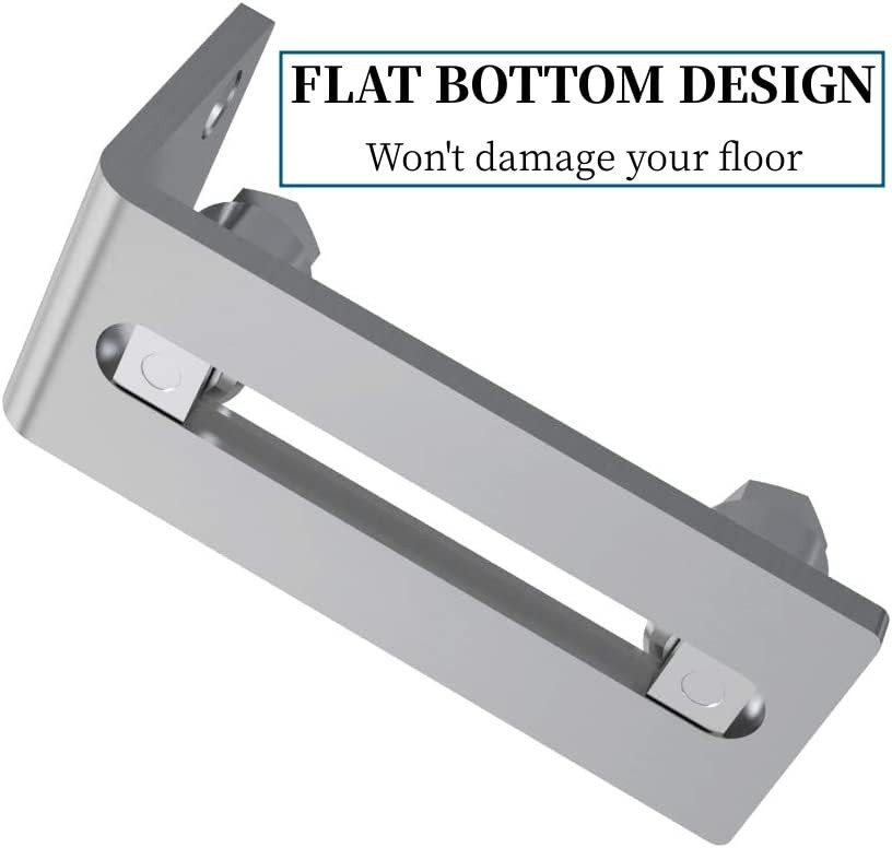 JUBEST Scratch Resistant Stainless Flush Mount 2 Rollers, Steel