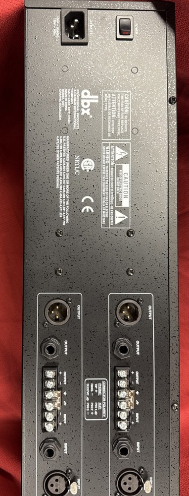 dbx 1231 Stereo Dual 31 Band Graphic EQ Equalizer