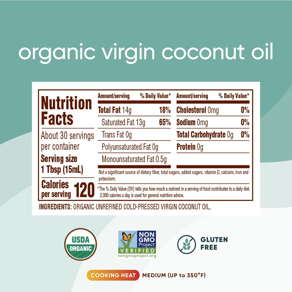 Coconut Oil, 14 Ounce