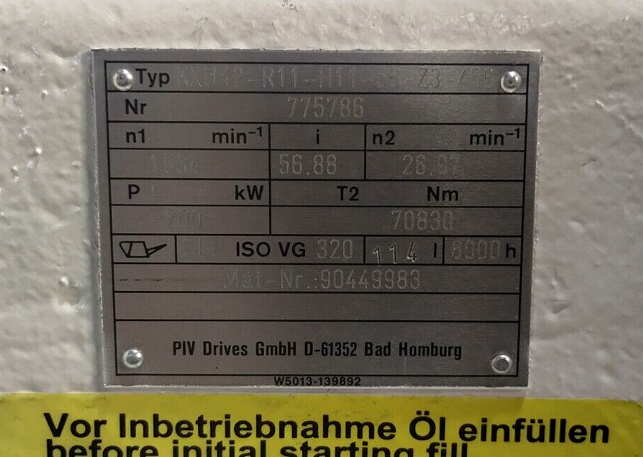 KRAUSS MAFFEI KE250x30D EXTRUDER