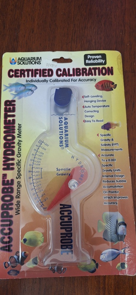 Accuprobe Hydrometer Aquarium Solutions Salinity Tester Hikari