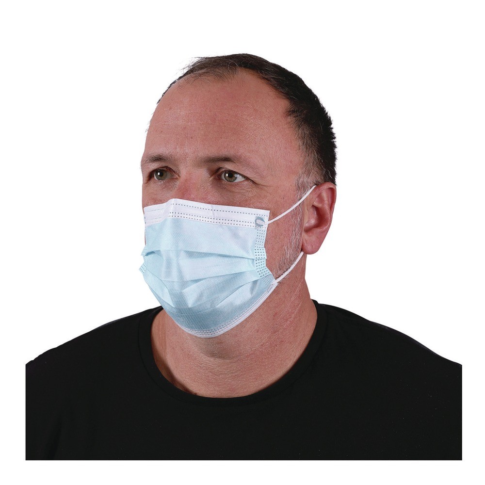 Boardwalk MS2000 3-Ply General Use Face Mask - Blue (2000/Carton) New