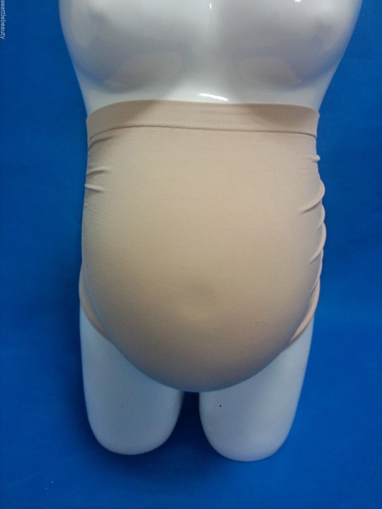Seamless maternity pregnancy belly band for back support