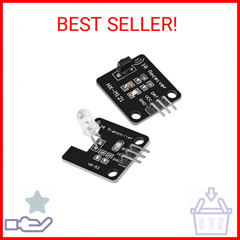 4Pcs Digital 38khz Ir Receiver Sensor Module + 4Pcs 38khz Ir Transmitter Sensor
