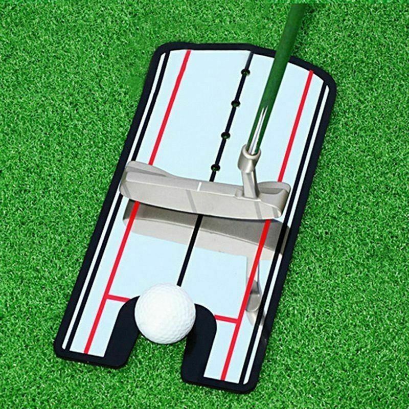 Golf Putting Mirror Training Alignment Aid Swing Trainer Eye Line Practice Tool