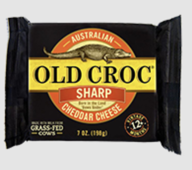 Old Croc Sharp Cheddar 6oz (Pack of 4)