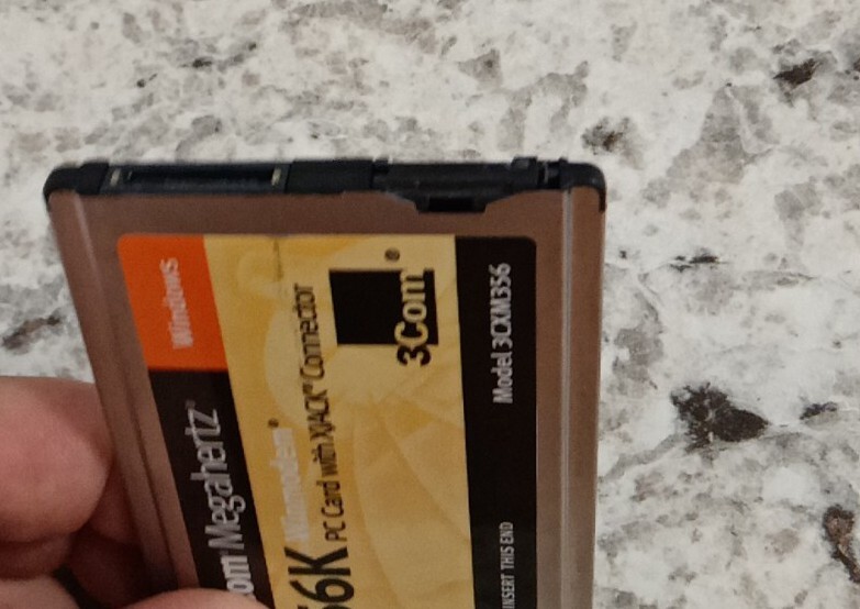 3Com 3CXM356 Megahertz 56K WinModem PC Card