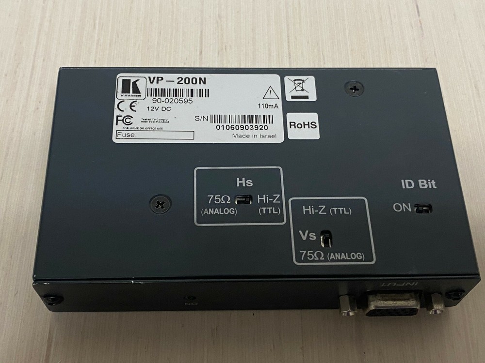 BB15: Kramer VP-200N 1:2 High Resolution XGA Distribution Amplifier