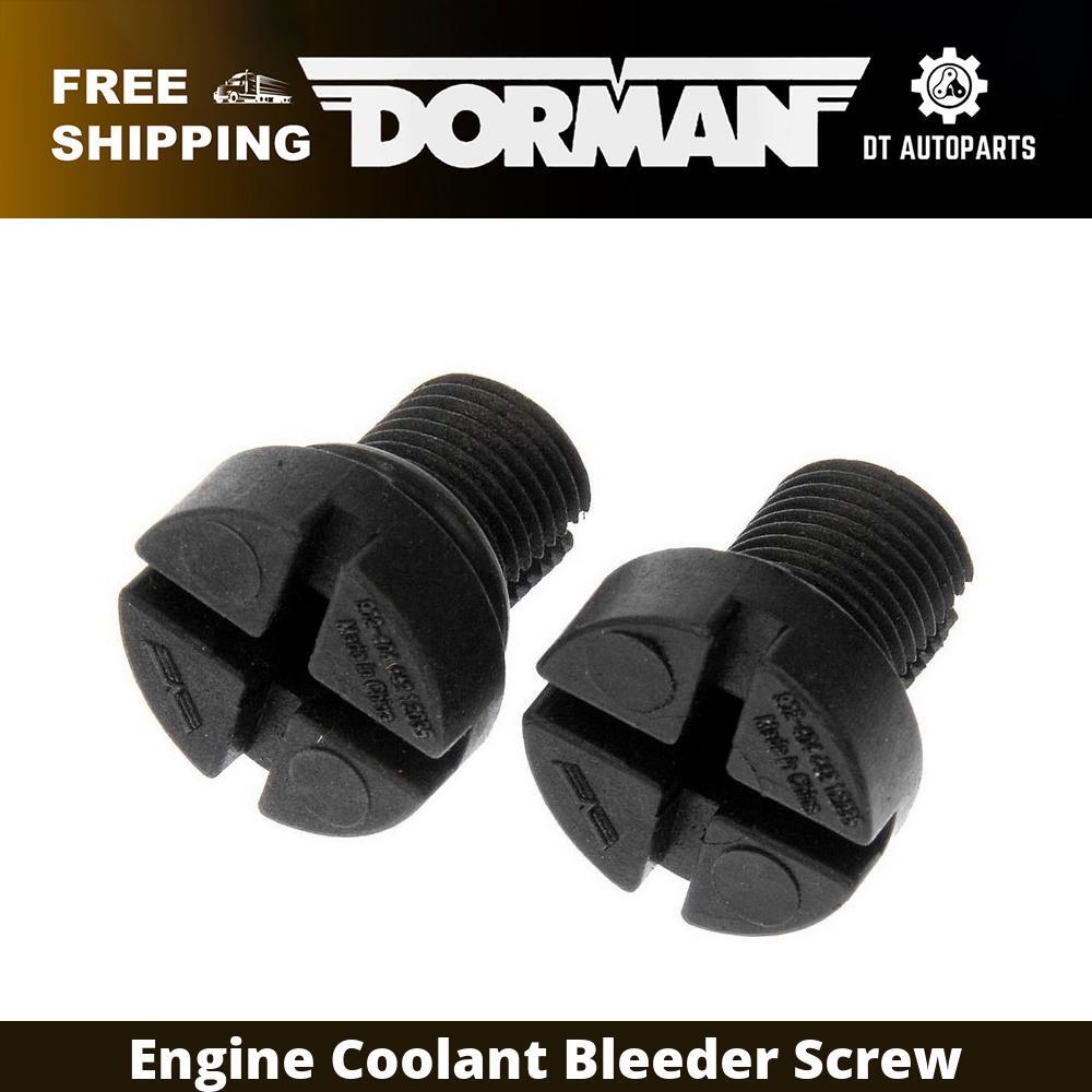 For 2013 BMW 135is Dorman Engine Coolant Bleeder Screw