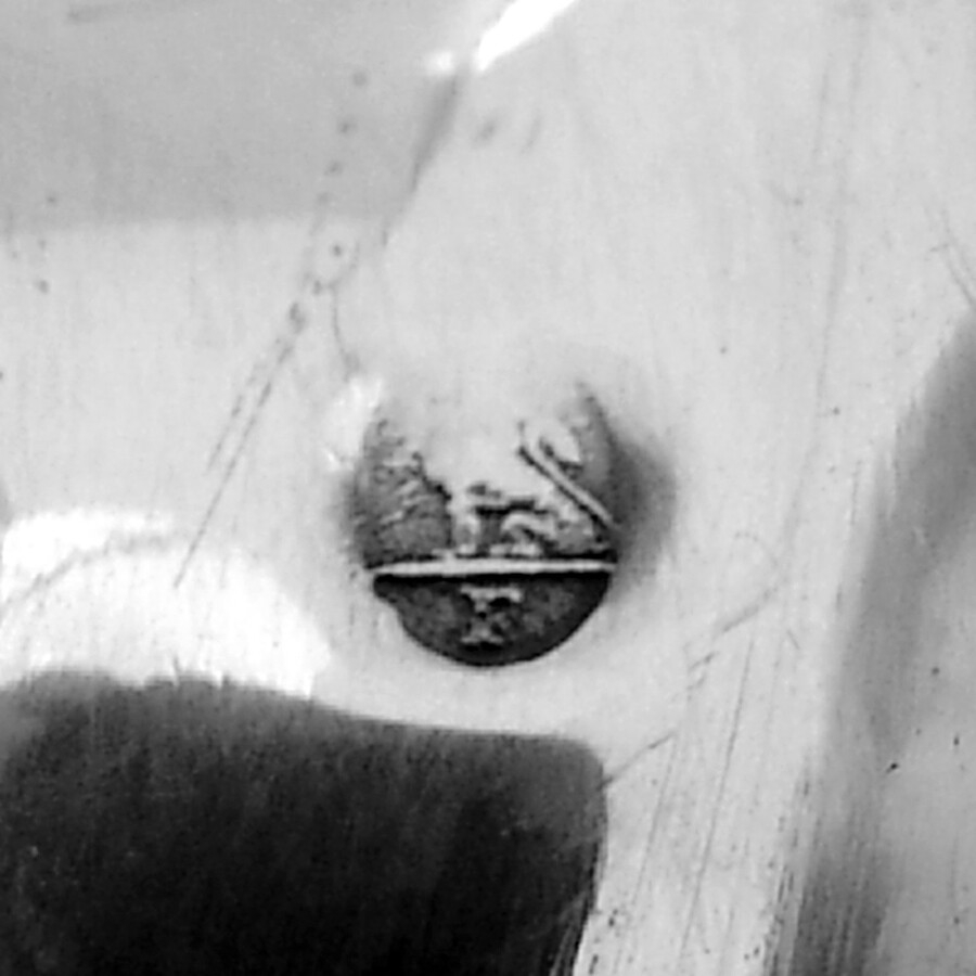 Covered Footed Cup Eagle Head Handle Italian Silver 19th Century