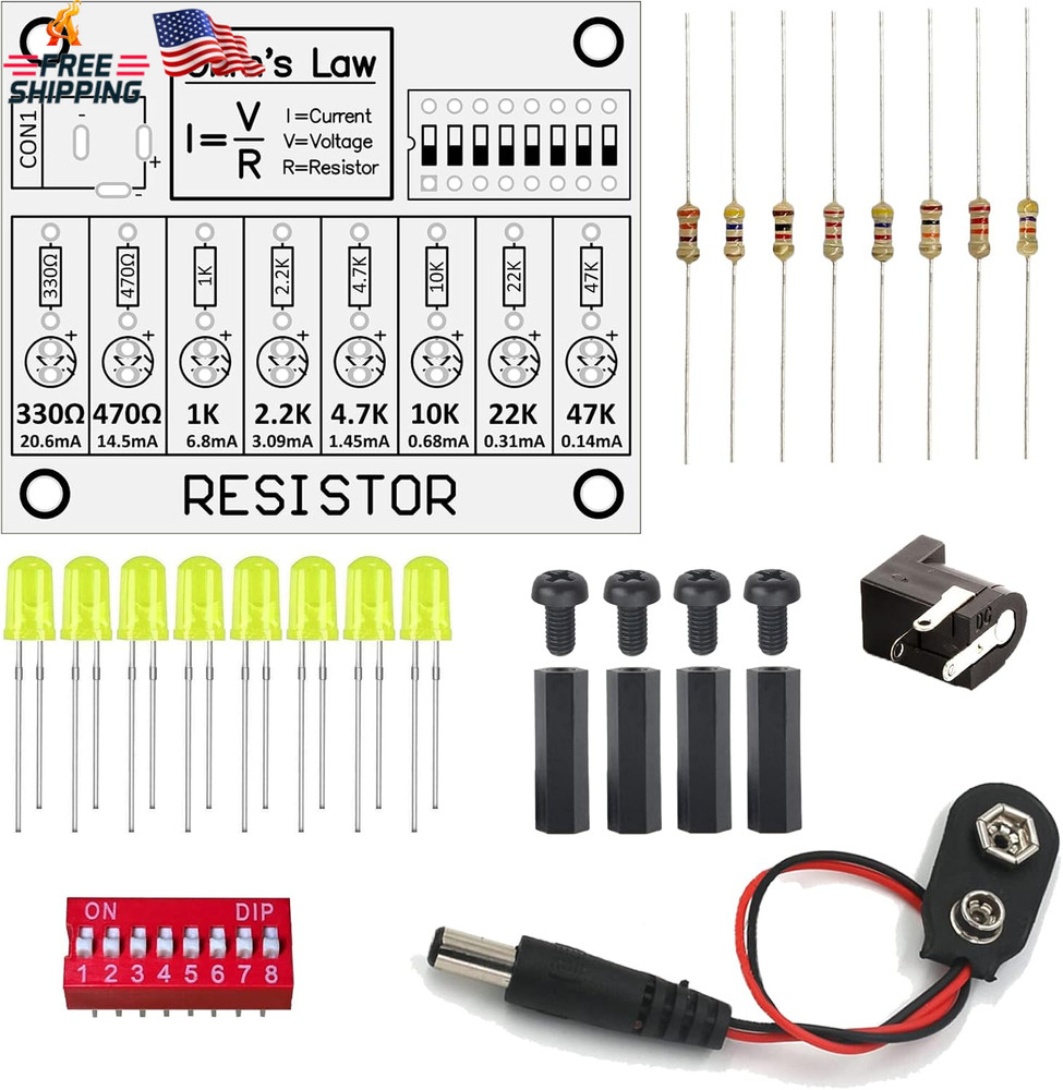 Soldering Practice Kit Learning Electronics Training Board
