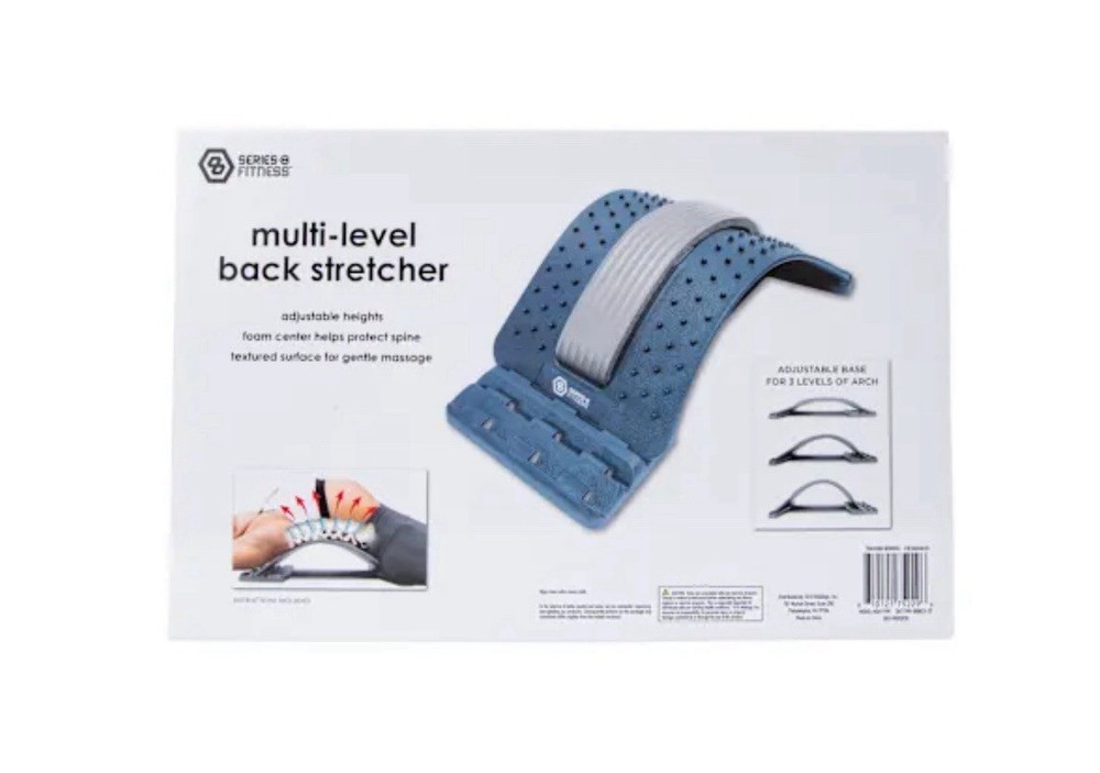 Multi-Level Back Stretcher For Pain Relief And Flexibility.