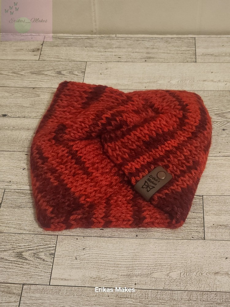 Handmade Knit Twisted Earwarmer Headband