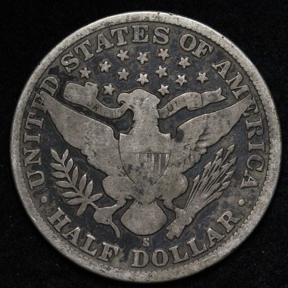 1907-S Barber Silver Half Dollar CHOICE E305 T