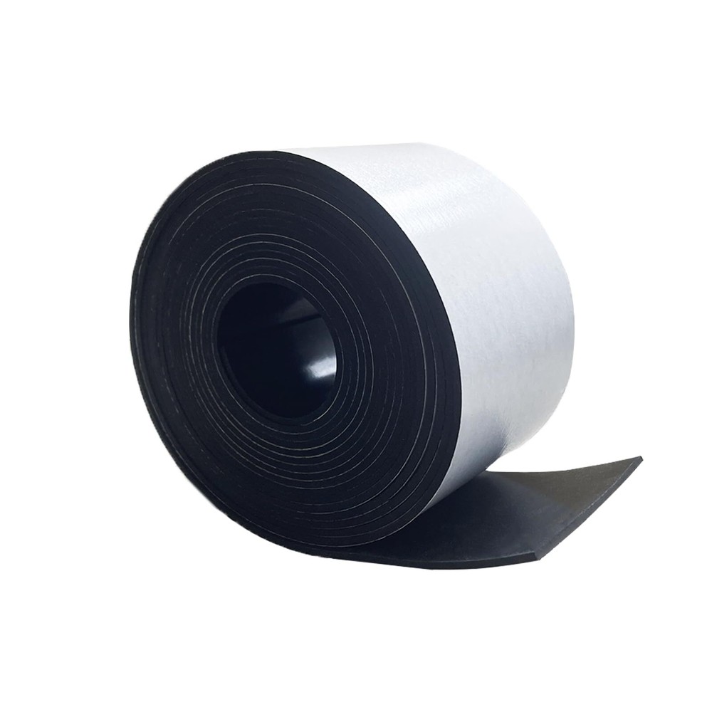 Solid Rubber Sheet with Adhesive 1/16 .062" Thick X 2" Wide X 10'Long Solid R...