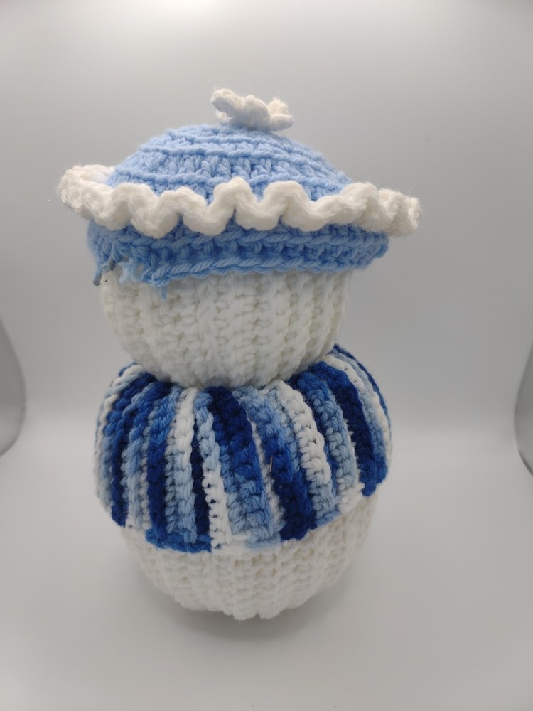 Hand Made Crochet Snowmen