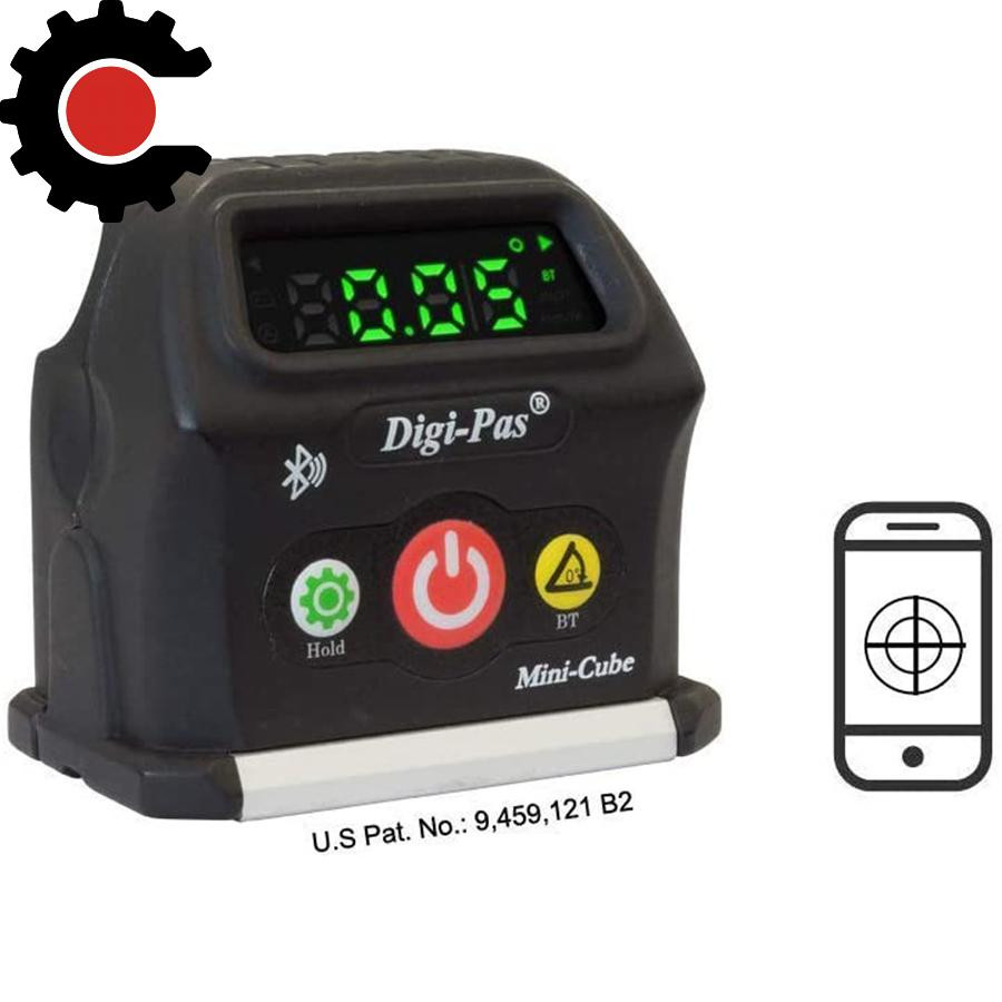 Digi-Pas DWL90PRO 2-Axis Smart Cube Level, 0.05°, WIRELESSLY displays levelin...