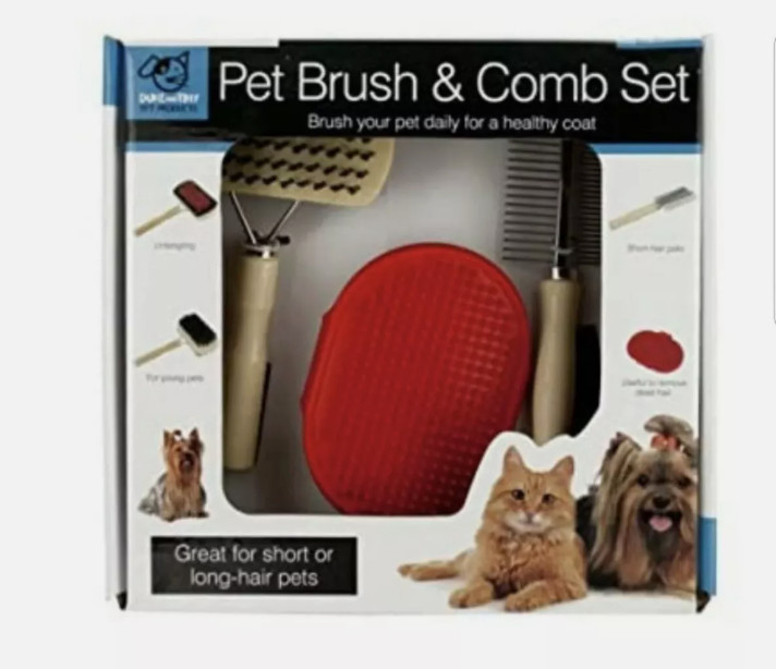 Pet Brush & Comb Set -  Duke and Tiny products