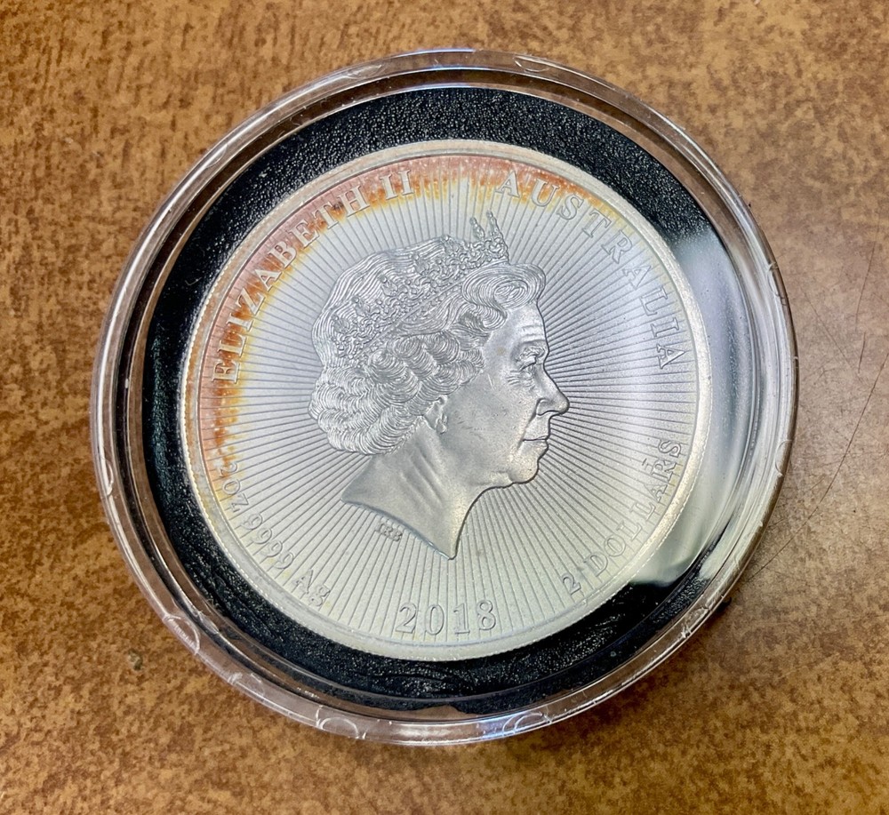 2018 Australia 2 oz Silver Koala $2 Coin.