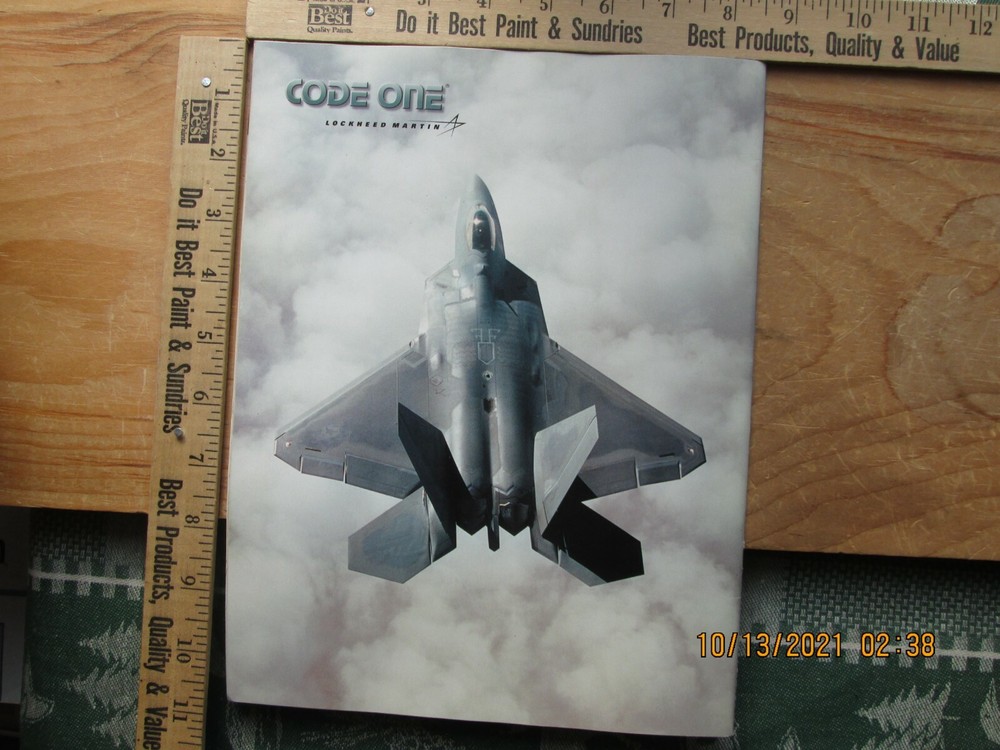 Code One Lockheed Martin Company Magazine Vol.14 No.4 1999